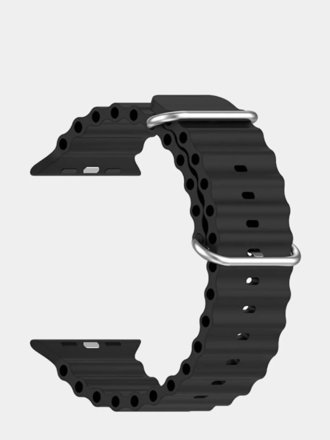 Розовый ремешок для смарт-часов Apple Watch Ocean band Ultra, силиконовый, 42-45-49 мм
