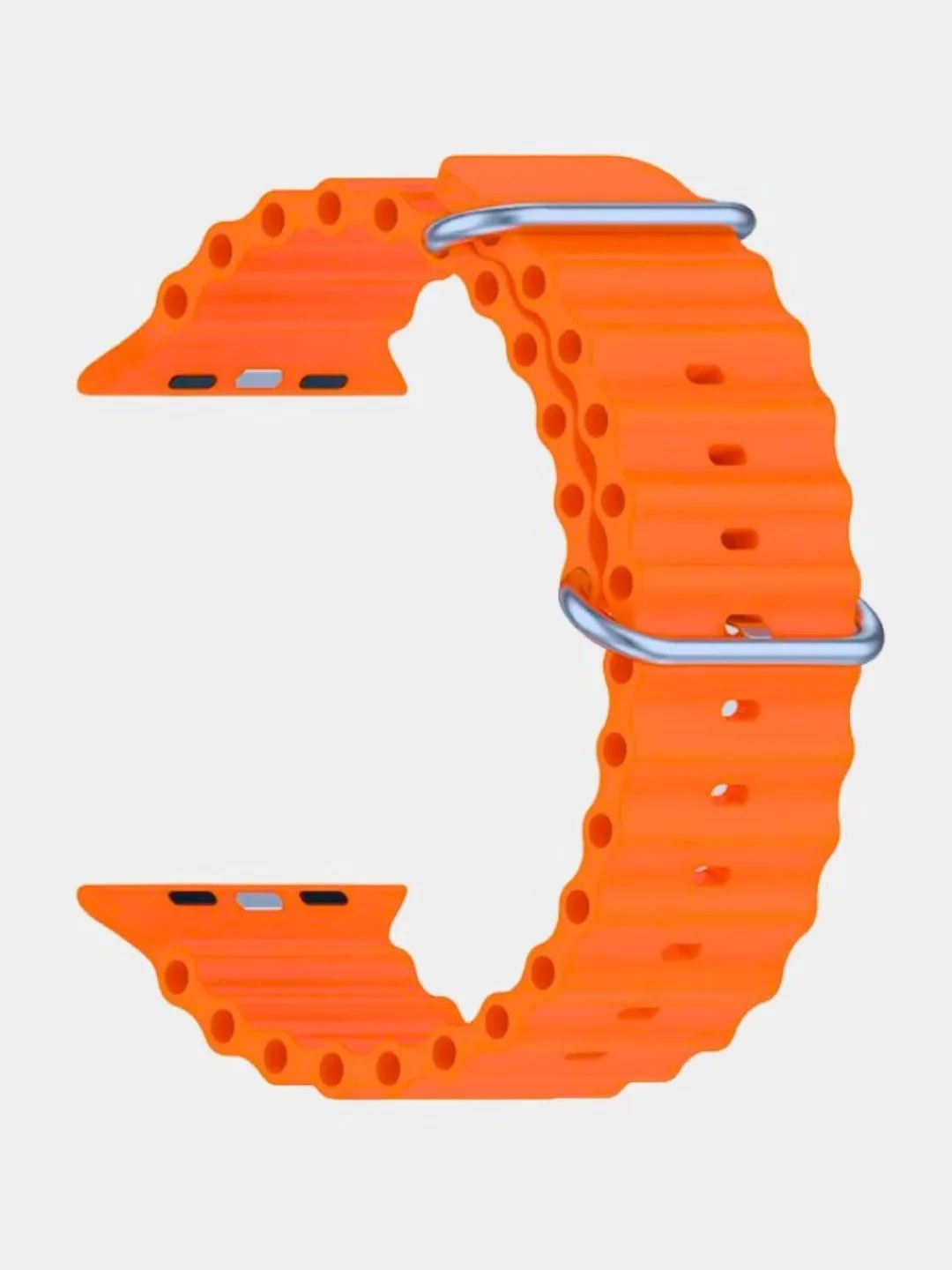 Розовый ремешок для смарт-часов Apple Watch Ocean band Ultra, силиконовый, 42-45-49 мм