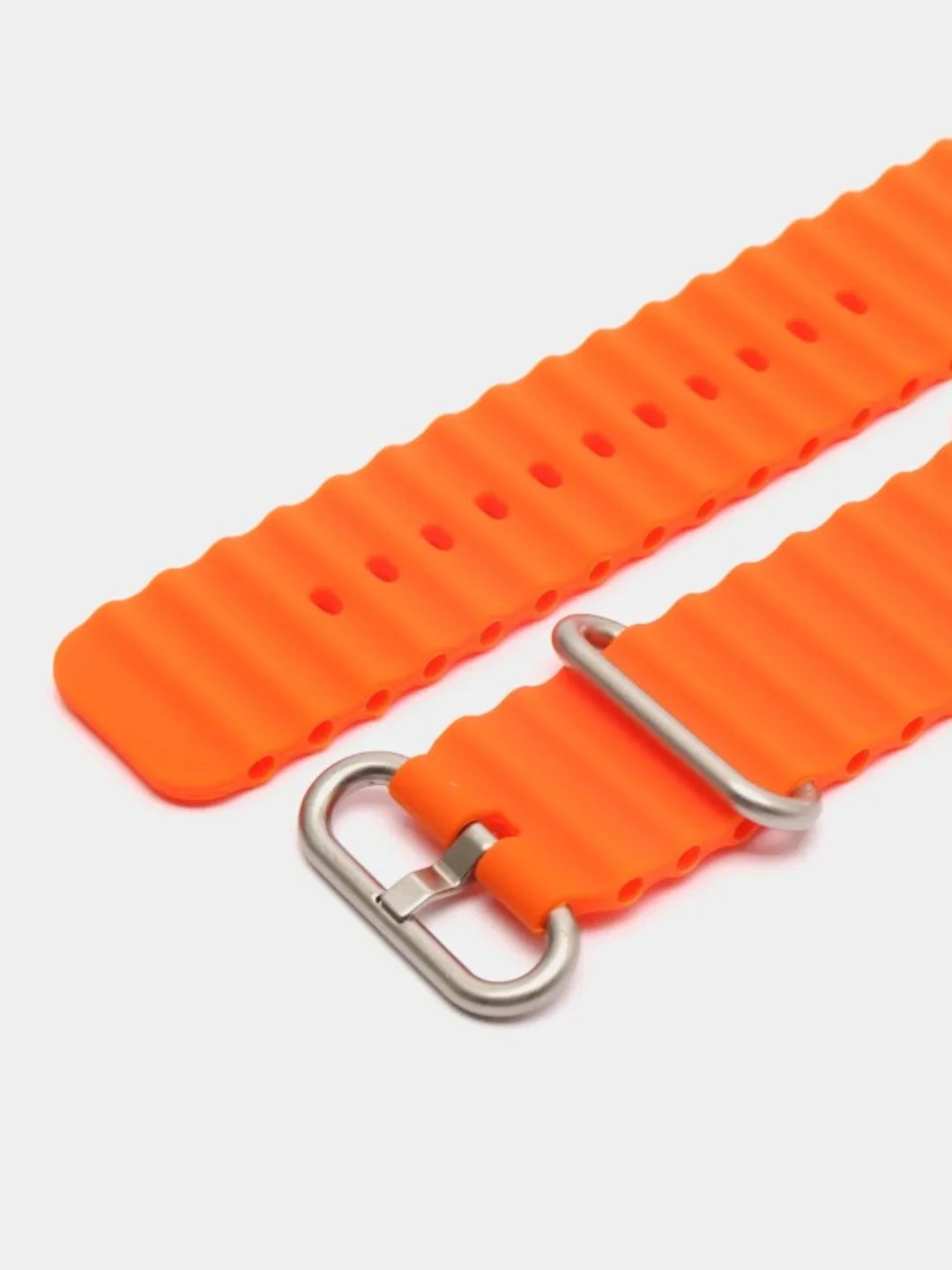 Розовый ремешок для смарт-часов Apple Watch Ocean band Ultra, силиконовый, 42-45-49 мм