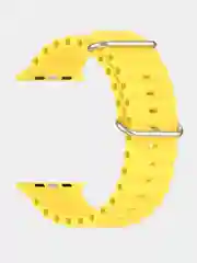 Желтый ремешок для смарт-часов Apple Watch Ocean band Ultra, силиконовый, 42-45-49 мм