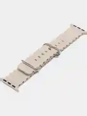 Светло-бежевый ремешок для смарт-часов Apple Watch Ocean band Ultra, силиконовый, 42-45-49 мм