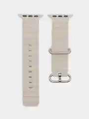 Светло-бежевый ремешок для смарт-часов Apple Watch Ocean band Ultra, силиконовый, 42-45-49 мм