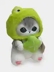 Зеленый мягкая игрушка кошка в костюме плюшевая аниме фермер высота 25см