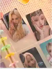 Прозрачный биндер для карт кпоп, альбом для карточек k pop, фотобук