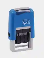 Датер ленточный OfficeSpace, пластик, 1 строка, 3 мм, русский язык