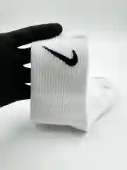 Носки женские мужские унисекс Nike, найк, белые, высокие