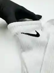 Носки женские мужские унисекс Nike, найк, белые, высокие