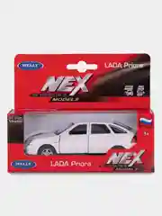 Машинка WELLY LADA Priora, пружинный механизм, масштаб 1:38