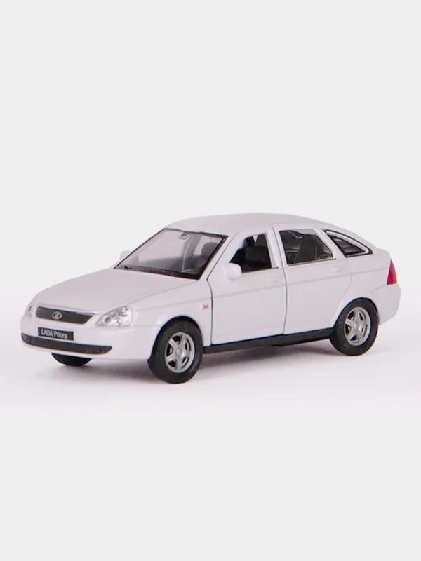 Машинка WELLY LADA Priora, пружинный механизм, масштаб 1:38