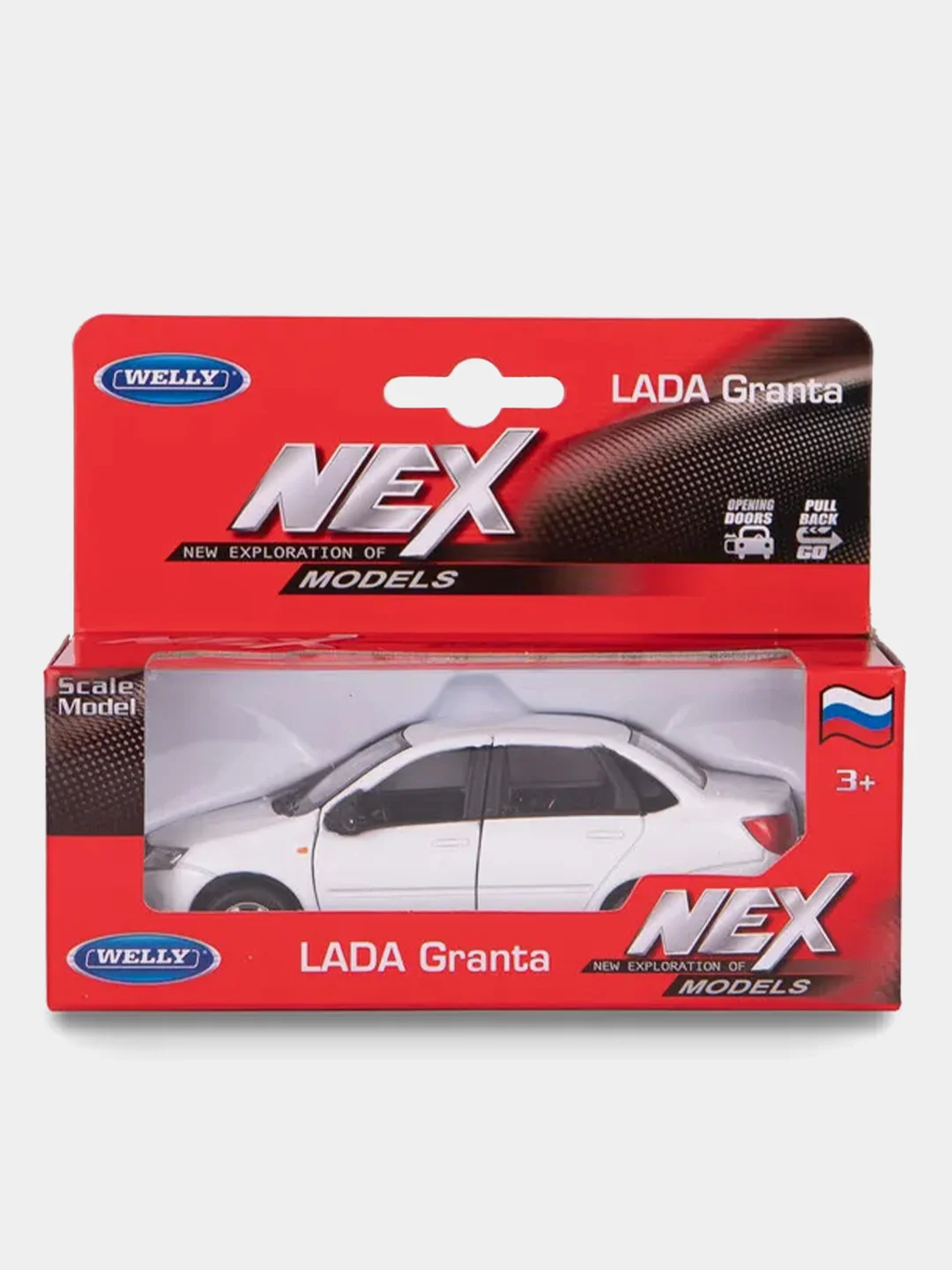 Машинка WELLY LADA Granta, пружинный механизм