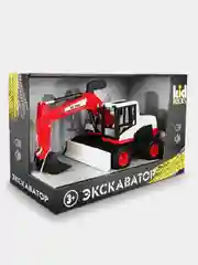 Игрушка-экскаватор KID ROCKS, масштаб 1:12,со звуком и светом
