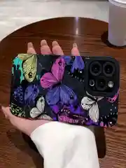 Чехол для айфона "Бабочки" на iPhone 11, 12, 13, 14, 15, Pro, Pro Max, Plus, Mini
