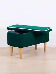 Лесной зеленый банкетка MONOFIX, АММА, с ящиком для хранения, велюр