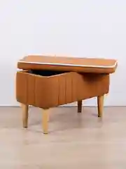 Рыжий банкетка MONOFIX, АММА, с ящиком для хранения, велюр
