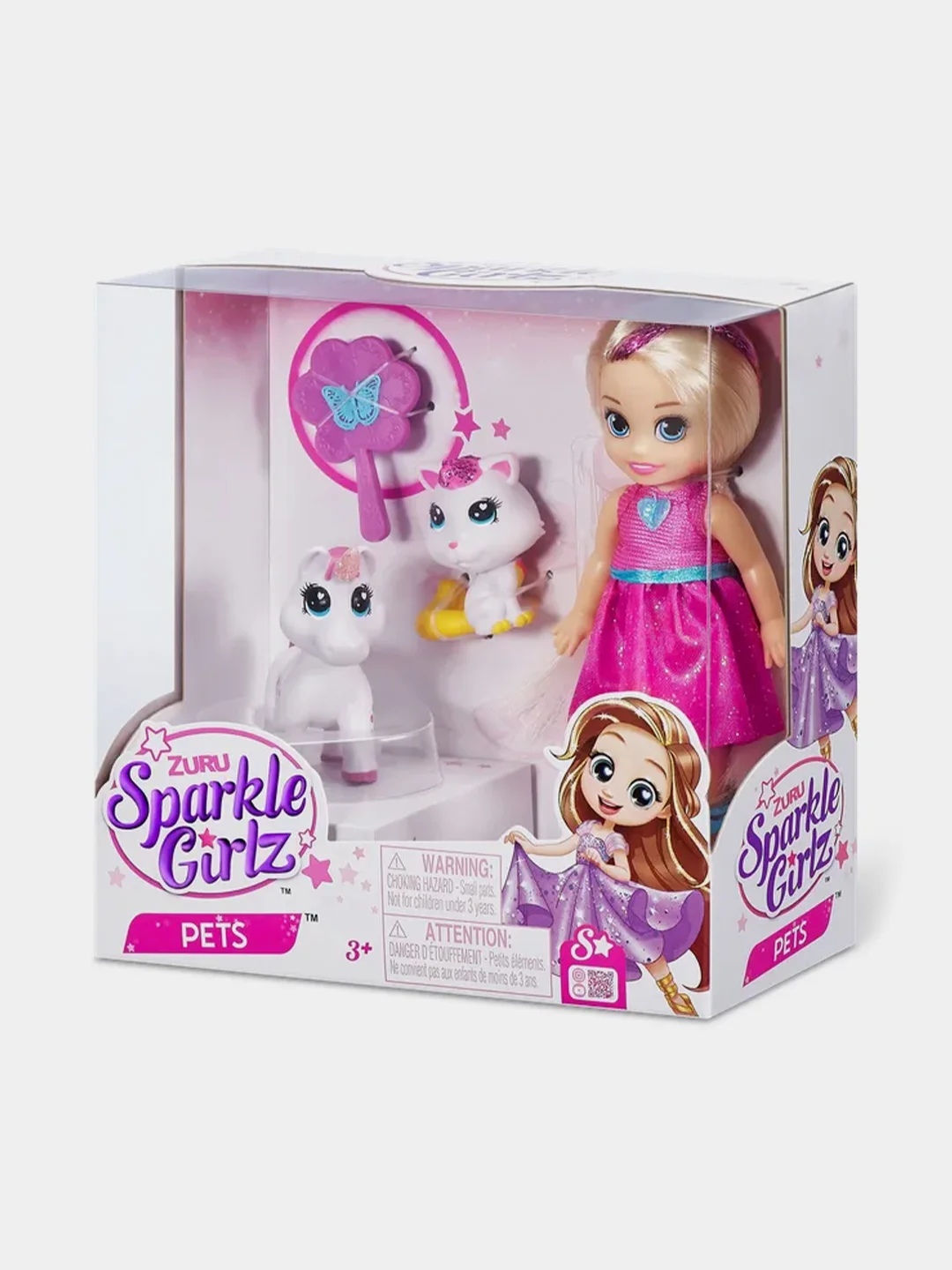 Игровой набор ZURU SPARKLE GIRLZ "Принцесса с питомцами"