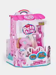 Игрушка ZURU PETS ALIVE Единорог с аксессуарами, со свето-звуковыми эффектами