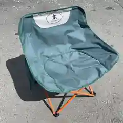 Бирюзовый кресло туристическое складное круглое