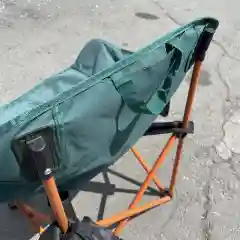 Бирюзовый кресло туристическое складное круглое
