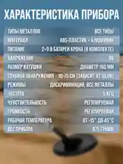 Черный металлоискатель грунтовый MD 4030, MD 5090
