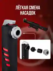 Красный насос велосипедный, компактный, ручной для велосипеда с креплением