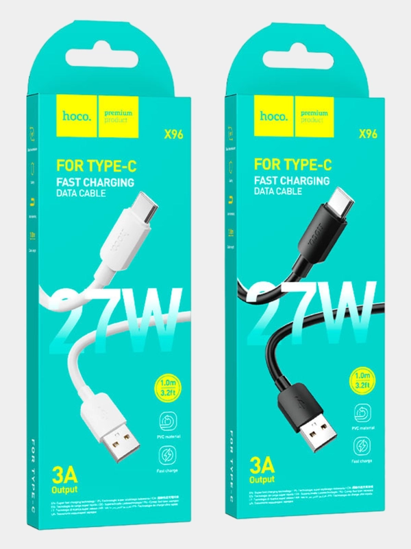 Кабель для зарядки Hoco X96 Hyper Type-C - USB, PVC