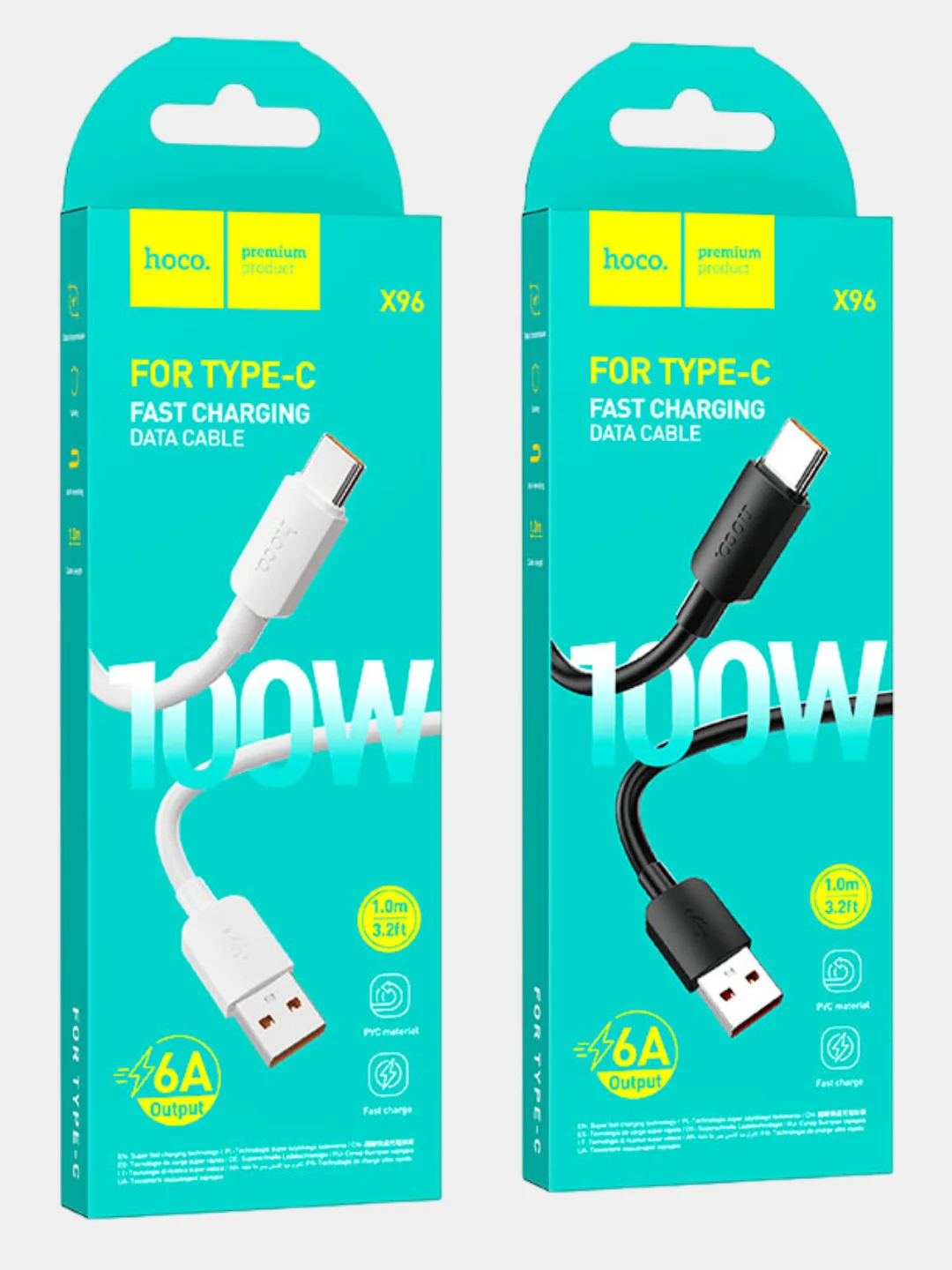 Кабель для зарядки Hoco X96 Hyper Type-C - USB, PVC