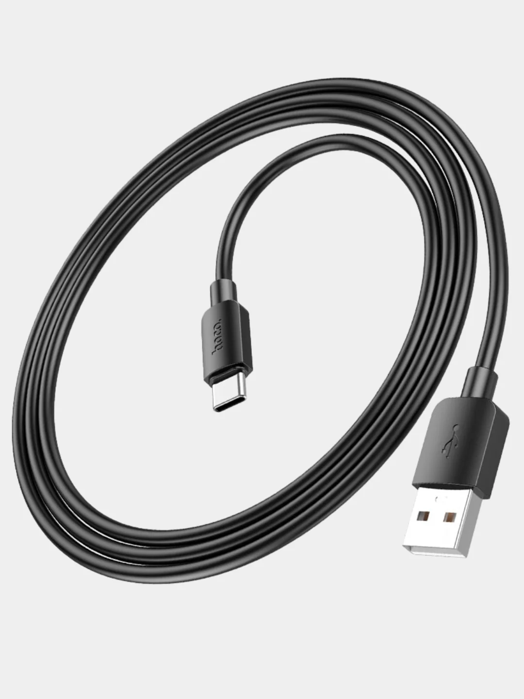 Черный кабель для зарядки Hoco X96 Hyper Type-C - USB, PVC