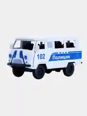 Белый машина инерционная Микроавтобус спецслужб Полиция 02