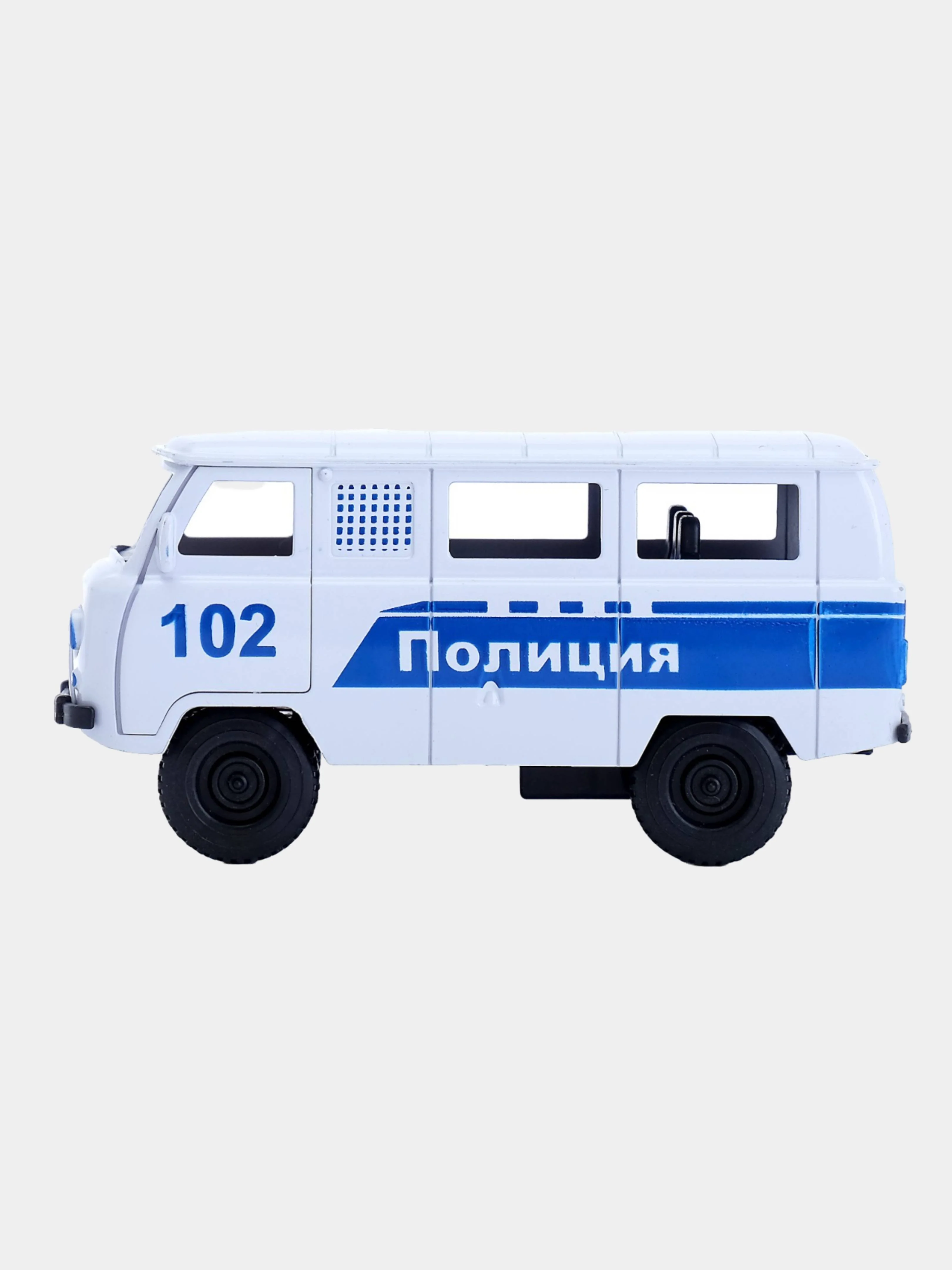 Белый машина инерционная Микроавтобус спецслужб Полиция 02