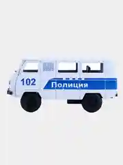 Белый машина инерционная Микроавтобус спецслужб Полиция 02