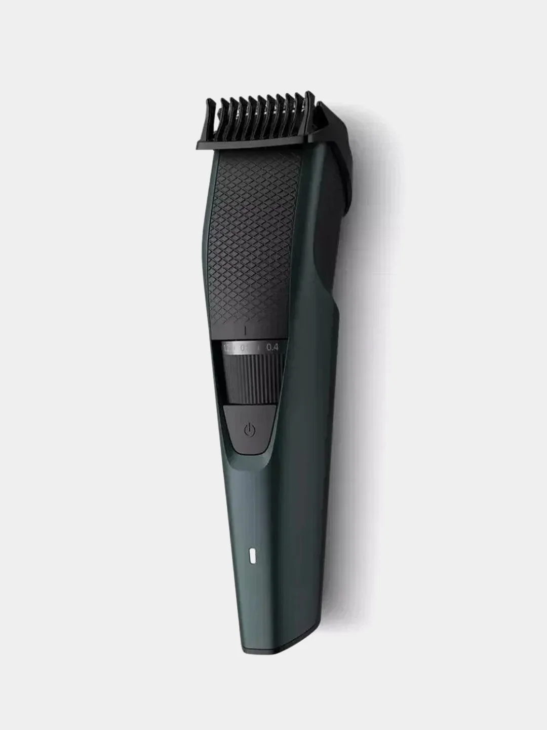 Тёмно-зелёный триммер для бороды и усов Philips