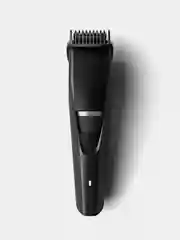 Тёмно-зелёный триммер для бороды и усов Philips