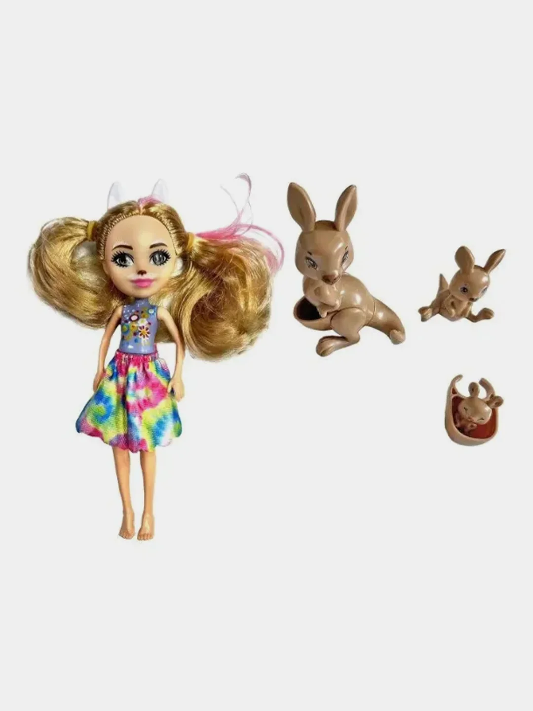 Кукла 1TOY "Лесные Феи", с кенгуру, 16 см