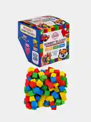 Конструктор-пластилин GUMMY BLOCKS разноцветные детали, 8х8х8 см