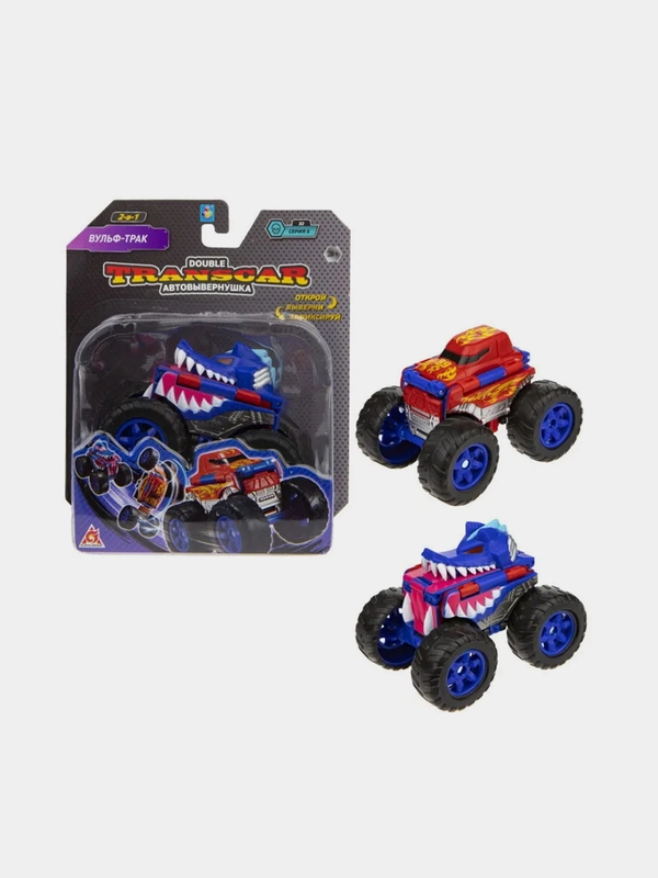 Машинка 1TOY Transcar Double "Вульф-трак", 8 см