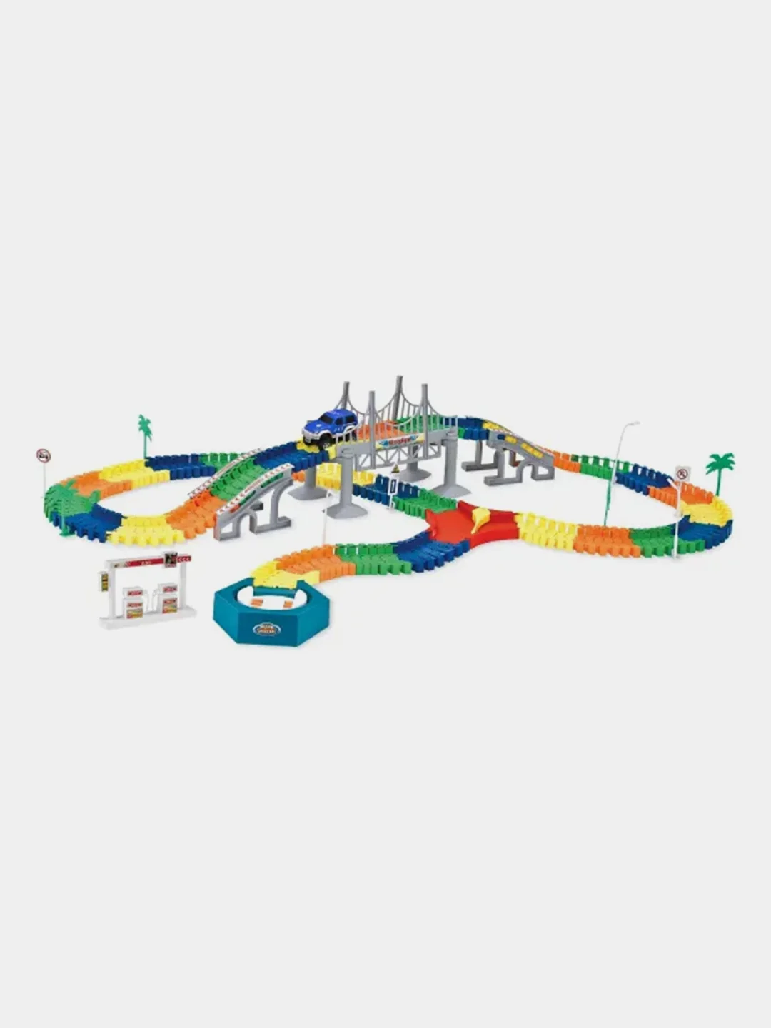 Гибкий трек 1TOY "Большое путешествие", 234 детали