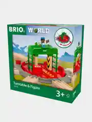 Игровой набор BRIO, переключаемый перекрёсток с 7 направлениями, с фигуркой