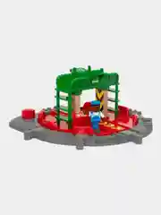 Игровой набор BRIO, переключаемый перекрёсток с 7 направлениями, с фигуркой