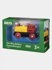 Паровоз BRIO электричсекий, движение вперед-назад, свет, 9х4х5 см
