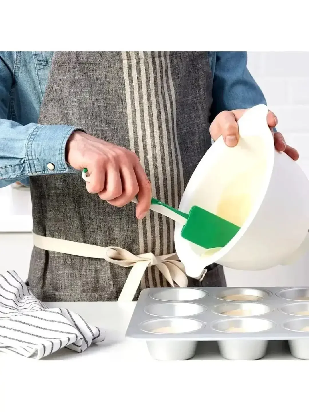 Лайм лопатка силиконовая кухонная IKEA GUBBRORA (Губброра) и ИКЕА BAKGLAD