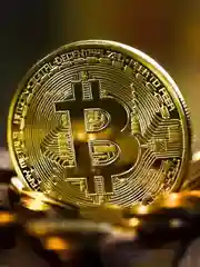 Сувенирная монета "Биткоин" цвет золотой 1 шт