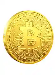 Сувенирная монета "Биткоин" цвет золотой 1 шт