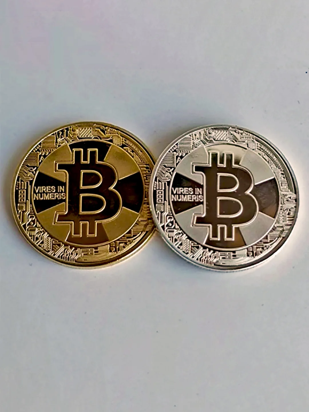 Сувенирная монета "Биткоин" цвет золотой 1 шт