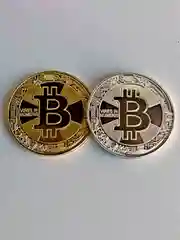 Сувенирная монета "Биткоин" цвет золотой 1 шт