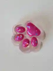Фуксия лапка антистресс сквиш, мялка лапка, кошачья лапка жмякалка