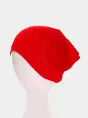 Красный косынка для девочки на резинке хлопковая, 4 цвета