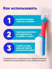 Синий щетка для обуви ручная, универсальная