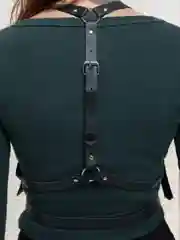 Угольный портупея женская