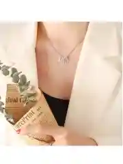 Прозрачный цепочка на шею с кулоном, чокер с подвеской, ожерелье, цепь с сердцем