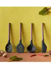 Половник для супа силиконовый 31 см SmartChef капучино-графит